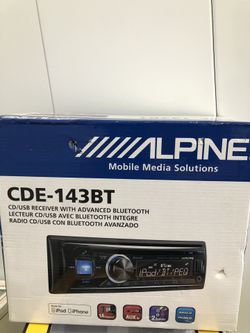 Alpine car radio