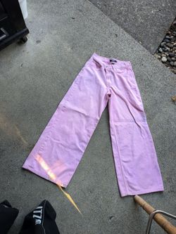 vans pink jeans L