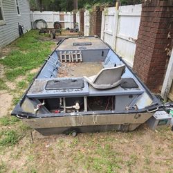 16 Ft Aluminum Flat Bottom Jon Boat