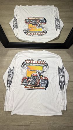 Y2K 2000s Vista Paint Choppers Tribal Long Sleeve Shirt