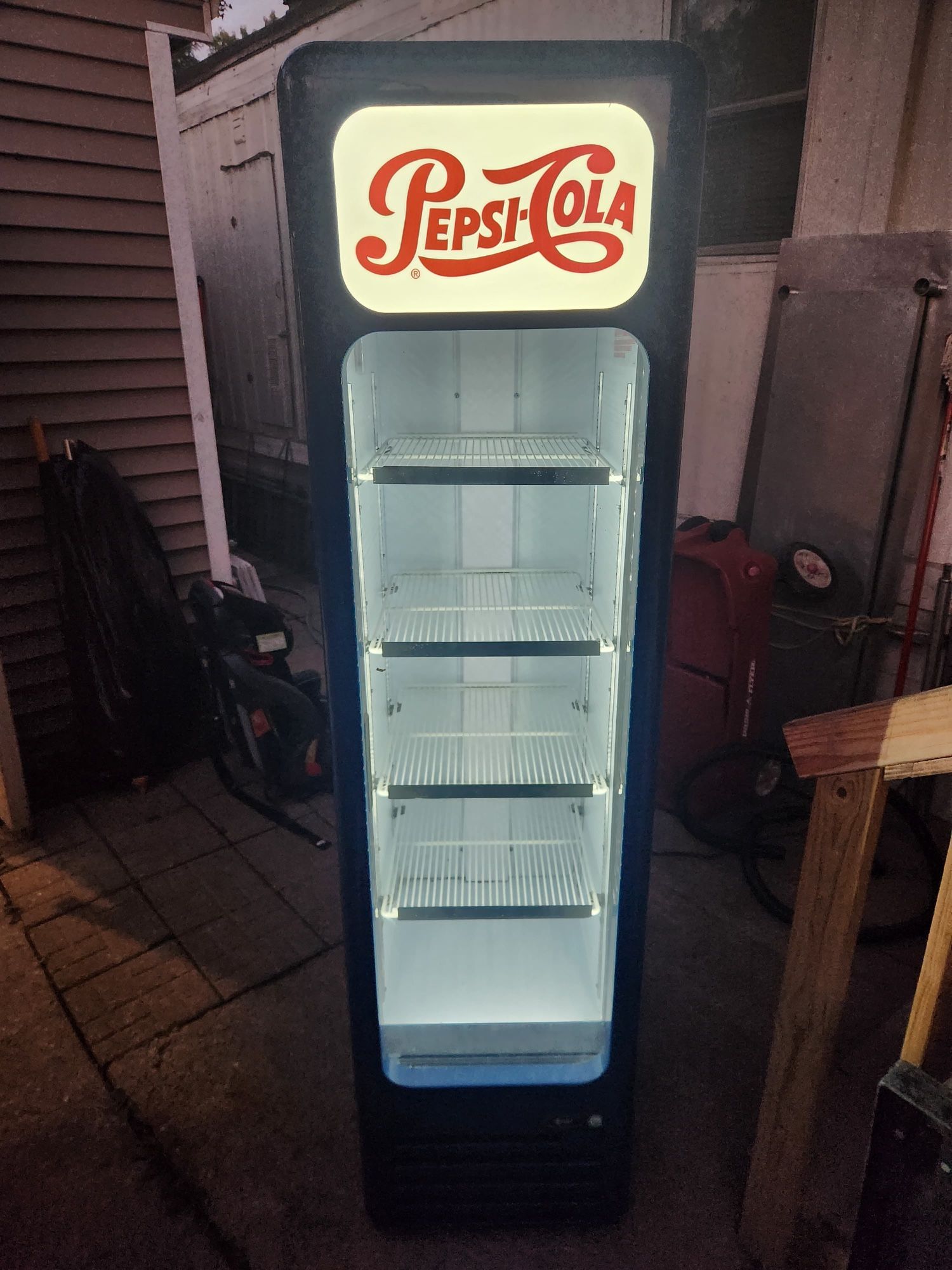 PC8-HC Refrigerator 1 Glass Door 20 wide 26 deep 75 high