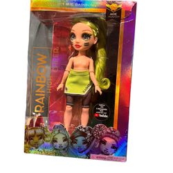 Rainbow High Cheer Jade Hunter Green New Pom Poms Cheerleader Doll Minty In Box