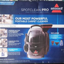 Bissell Spotclean Pro Portable Carpet Cleaner