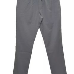 Men's Calvin Klein Tapered Dressy Jogger Style Pants Grey Check Sz M New