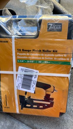 New finish nailer