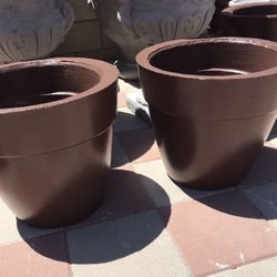 New Flower Pots Made Out Of Cement Perfect Gift 