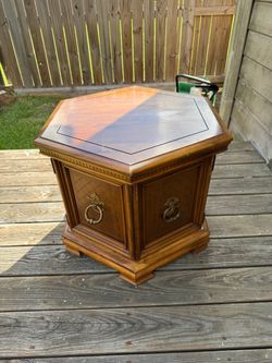 End Table - Brown, Solid Wood