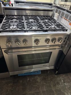 Dacor 36” Stainless Steel 6-Burner Gas Range