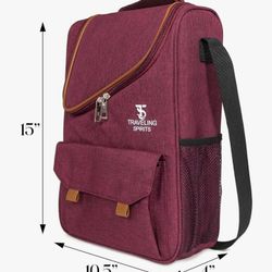 Insulated Red Wine Edition Carrier 2-3 Bottle
Wine Travel Bag