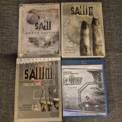 SAW 1 - 4 $30 SOLD as a set