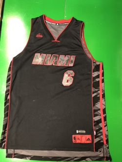 Adidas Miami Heat Lebron James NBA jersey Limited Edition XL