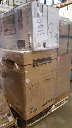 Mini fridges, magic chef portable washers, and more