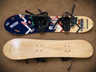 Kids snowboard