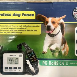 Wireless Dog Fence W/ 2 Collars- 2025 AI Technology