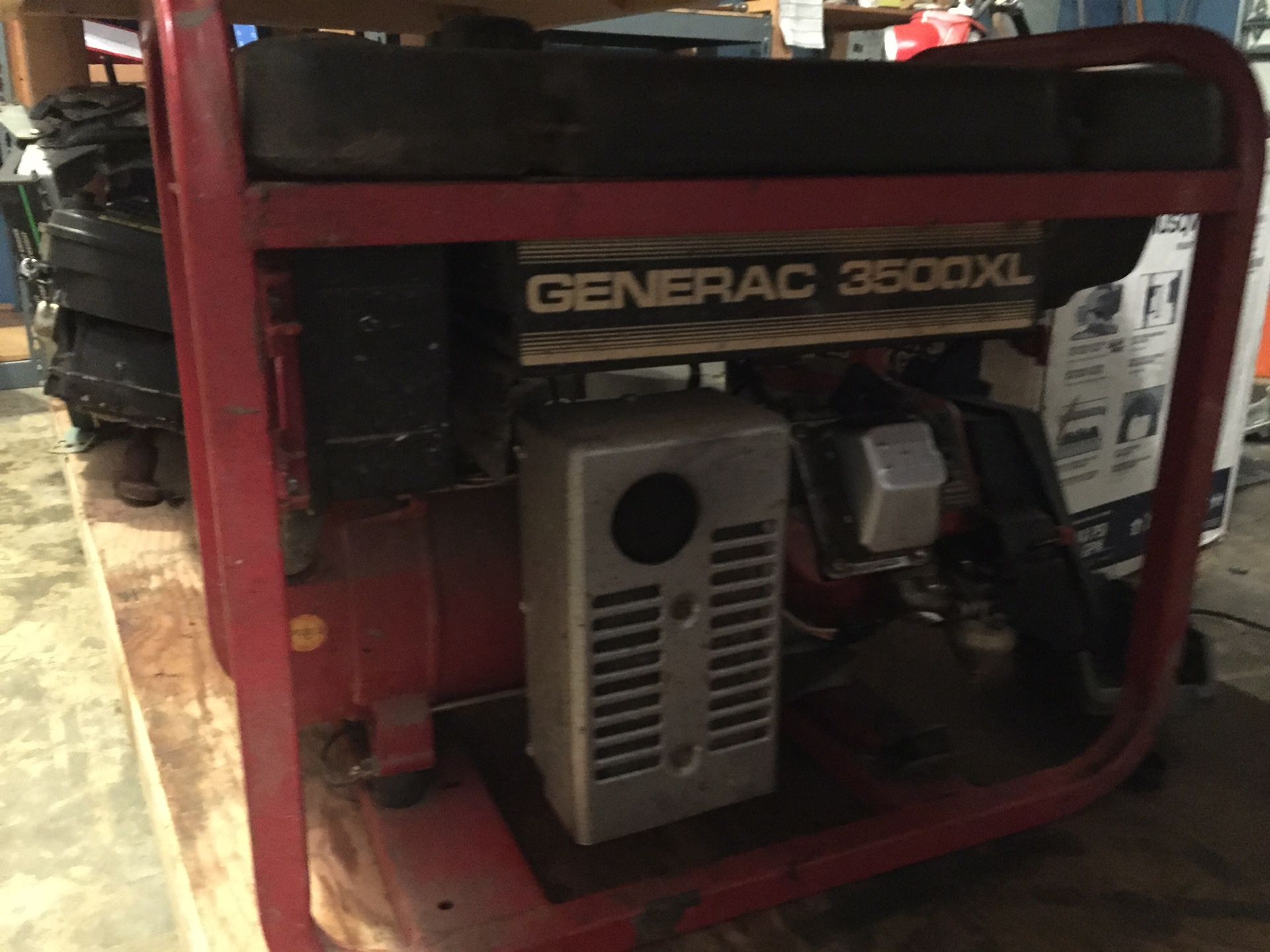 Generac 3500XL generator for parts or fix