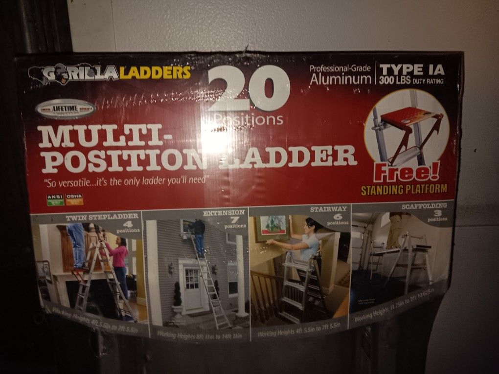 Gorilla 20 Position Ladder New