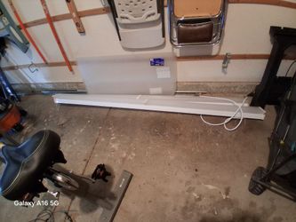 2- 8' White LED Shop Light Fixture