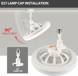 BRAND NEW LIGHT SOCKET FAN