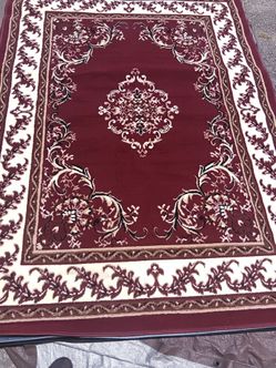 Burgundy Area Rug