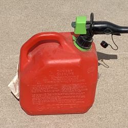 Portable Red Fuel Gas Canister Fuel Gasoline