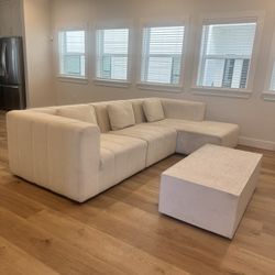 Large modular sectional Performance Fabric