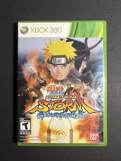 Naruto Shippuden Ultimate Ninja Storm Generations (Xbox 360, 2012) CIB Complete