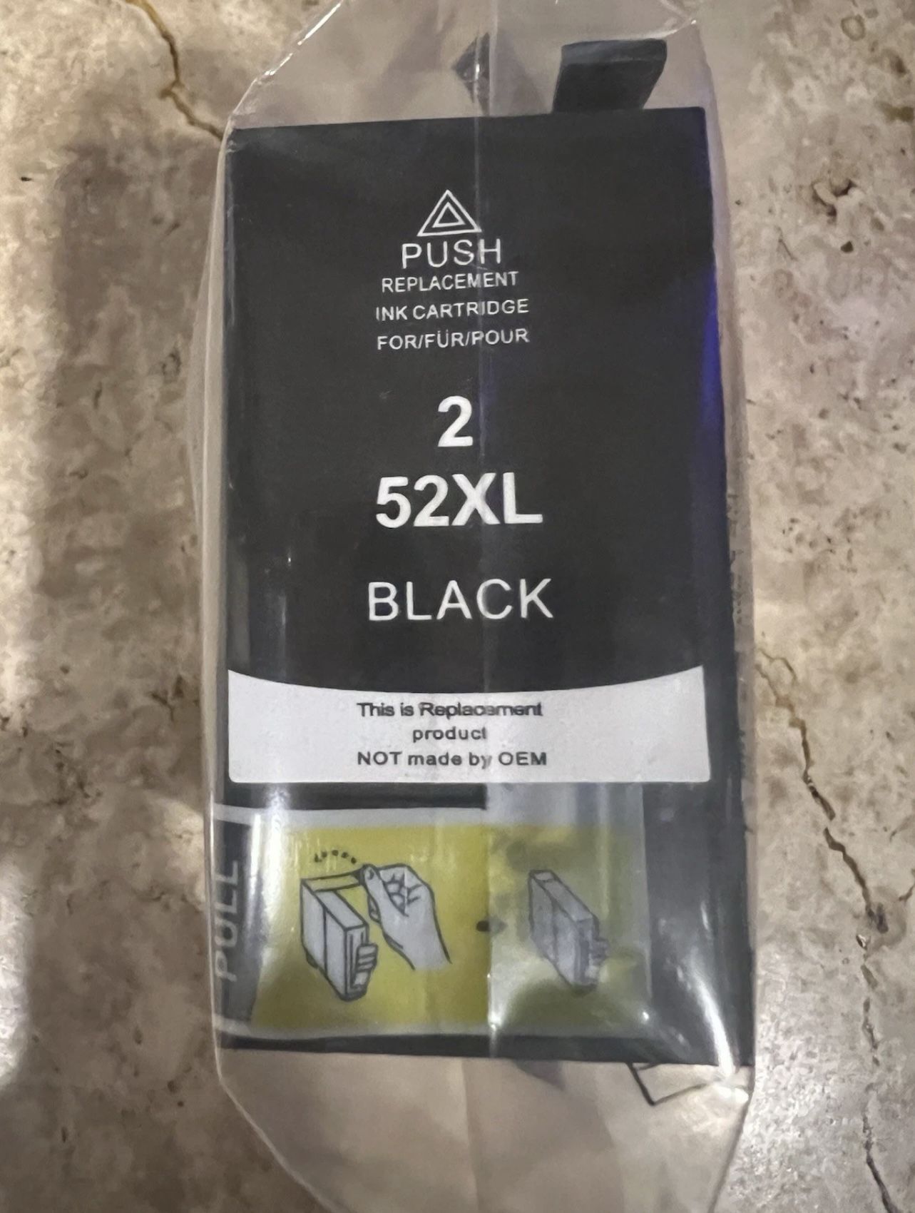 252XL Generic ALL BLACK Printer Ink SET OF FOUR