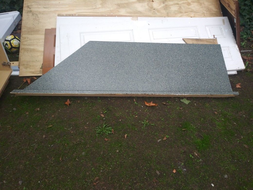 Grey Granite Kitchen Countertops