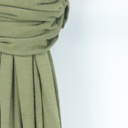 Womens Olive Green Premium Jersey Hijab
