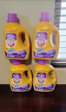 Arm & Hammer Plus OxiClean Odor Blasters Laundry Detergent x4