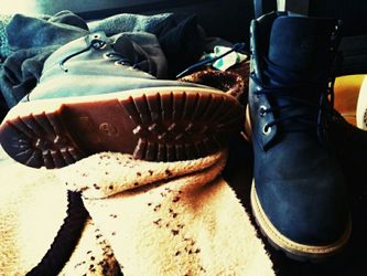 Navy blue Timbs