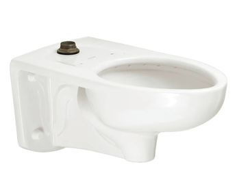 American Standard
Afwall Millennium Elongated Toilet Bowl Only With EverClean Surface and Top Spud - Less Seat and Flushometer