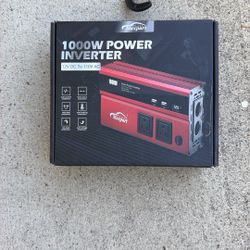 1000W Cigarette Lighter Power Inverter 12v DC to 110V AC