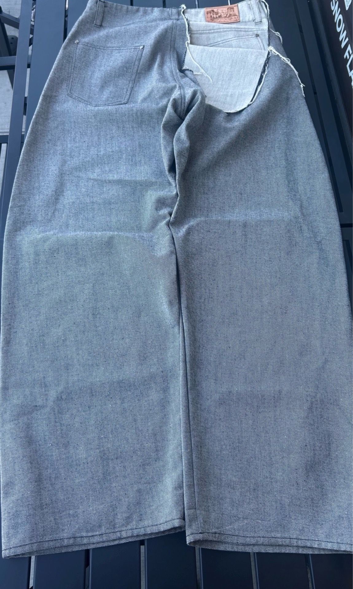 Kwame adusei denim pants