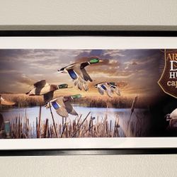 Arkansas Duck Capitol Of The World Painting 40”x16”x 3/4”
