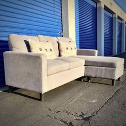 Light Gray Modern Sectional Sofa