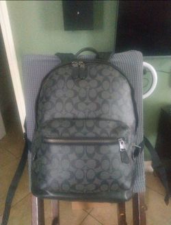 Coach monogram backpack