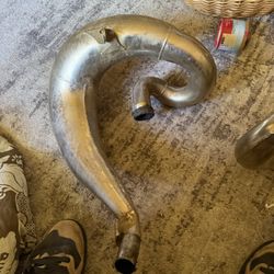 Ktm 250 And 300 Two-Stroke Pipes One Has A Small D In It. The Other One’s Pretty Much Flawless Both In Good Condition Hundred Bucks Each.