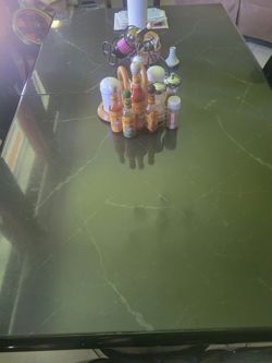 Dining Table Marble Look