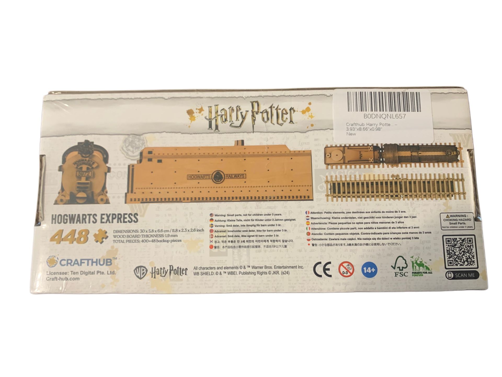 Harry Potter Linter Edition Hogwarts Express 3D Puzzle 448 Pieces