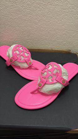 Tory Burch Miller Sandals in Hot Pink