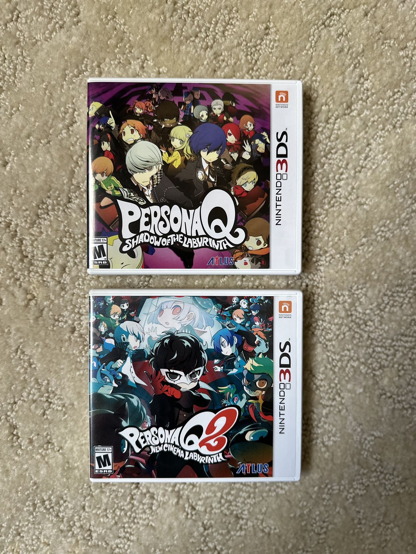Persona Q & Persona Q2 Nintendo 3DS