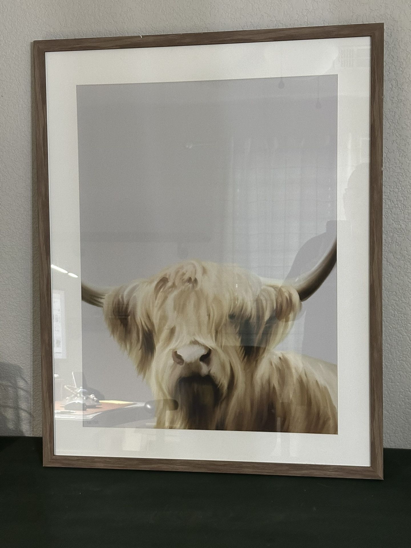 Highland Cow Framed Print Wall art