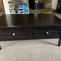 Table and two side tables