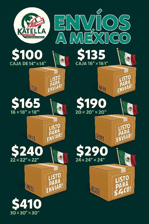 📦 Envíos a México desde $100 – Cajas de todos tamaños ✅