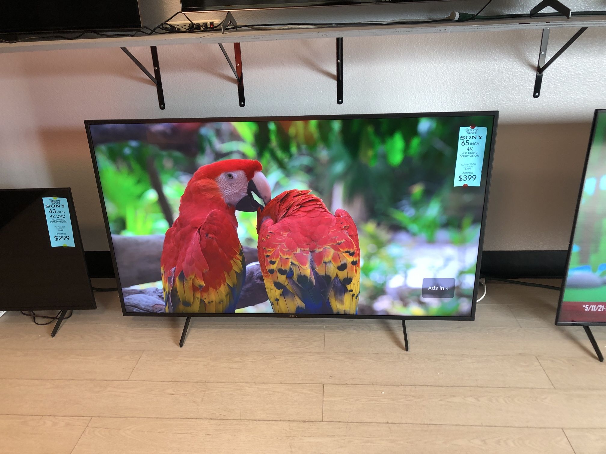 SONY 65” 4K Google Smart Tv KD65X75CH for Sale in Los Angeles, CA