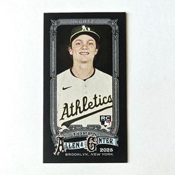 NICK KURTZ - 2025 Topps Allen & Ginter X MINI PARALLEL #296 (RC) - Athletics