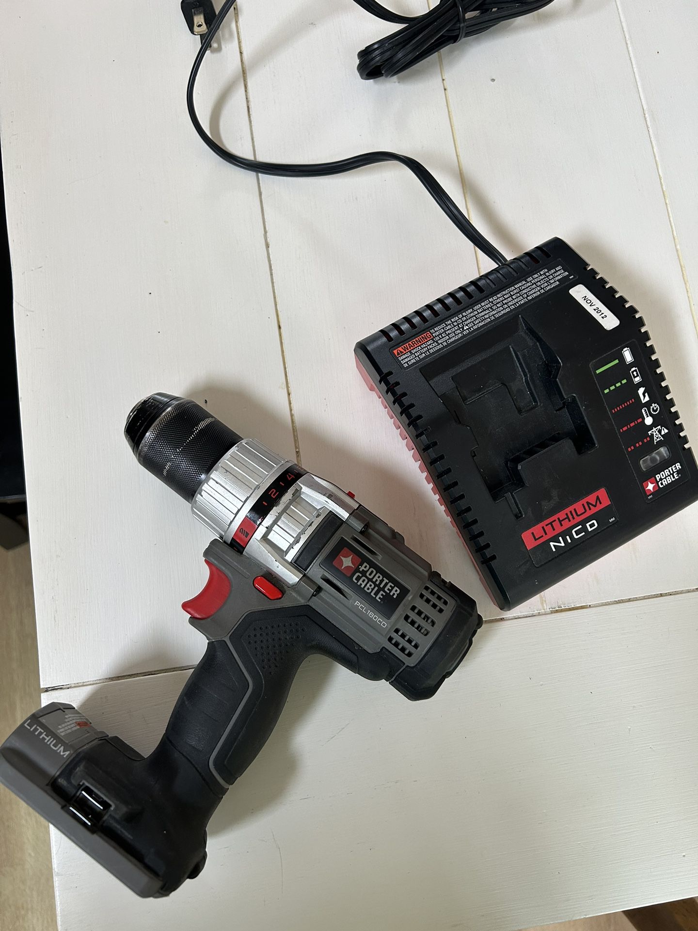 Cordless Power Drill Porter cable 18v