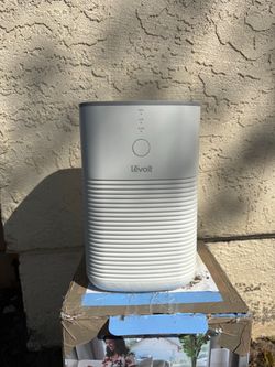 LEVOIT Air Purifier for Home Bedroom, HEPA Fresheners Filter Small Room White