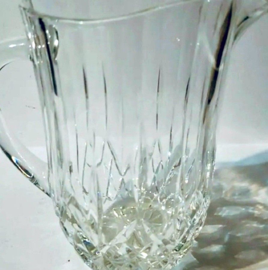 Vintage Antique Etched Cut Glass